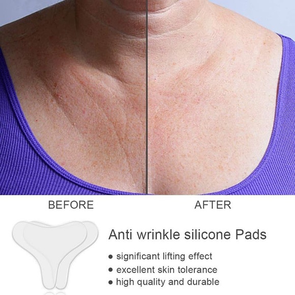 Chest Wrinkle Pads, Anti-wrinkle Silicone Pad- Reusable, Washable Moisturizing - Picture 6 of 10